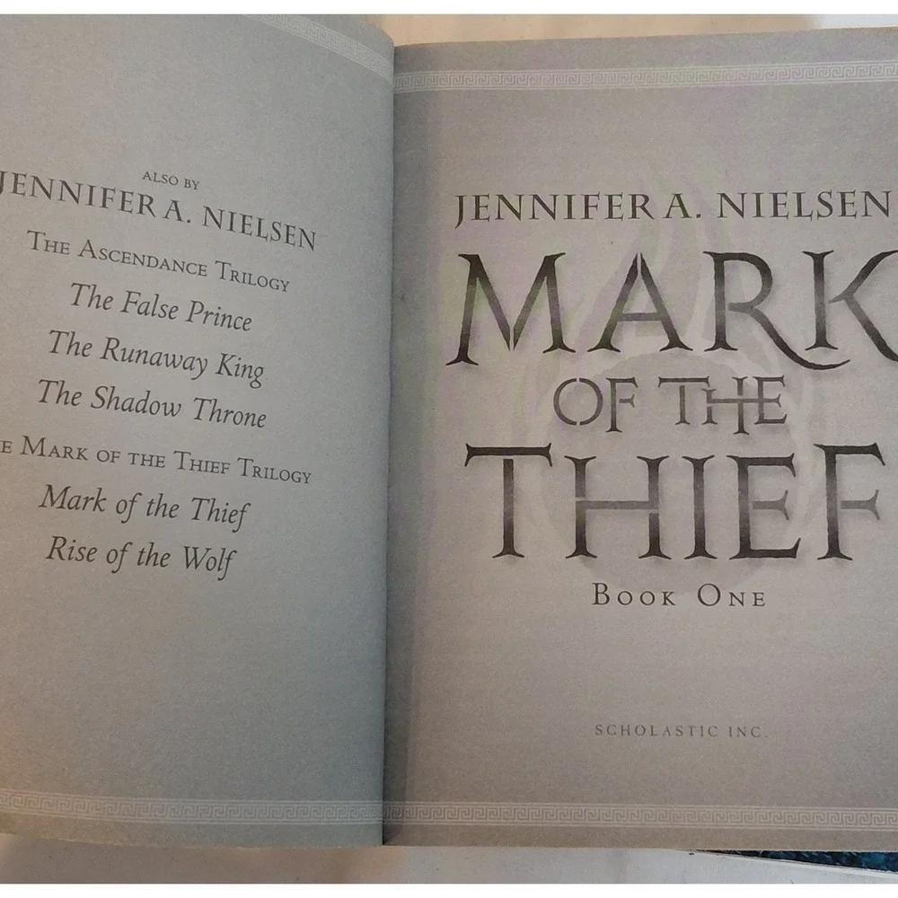 Jennifer A. Nielsen Mark of the Thief Trilogy Books 1-3 Paperback Scholastic Set